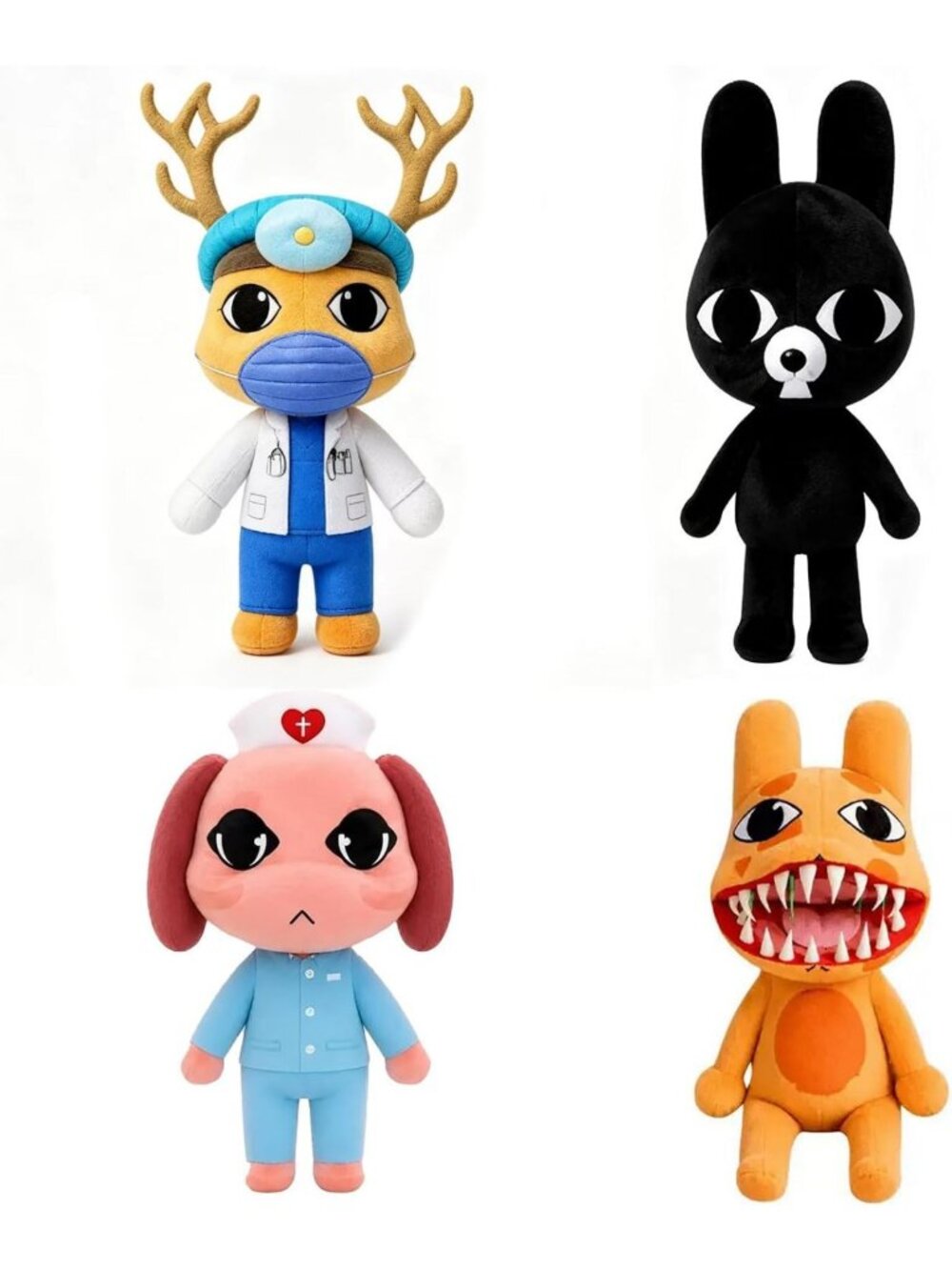 Interactive Plush Vet Play Set - Stuffed Animal Clinic with Pet Carrier